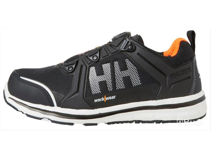 (NEW) SAFETY SHOE HH 78228 OSLO, LOW BOA BLACK S3 SIZE 44