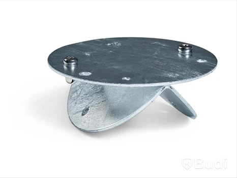 3 ST. HÖRNFÄSTE WESTAL, GALV F RUND/OVAL DOSA