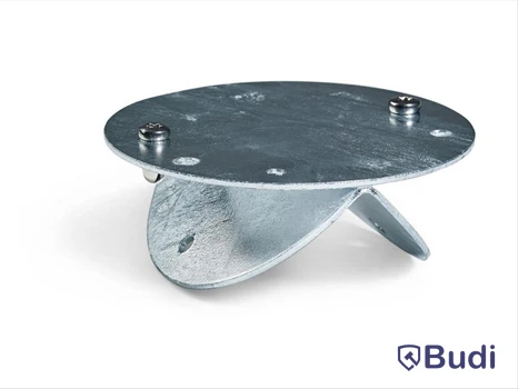 3 ST. HÖRNFÄSTE WESTAL, GALV F RUND/OVAL DOSA