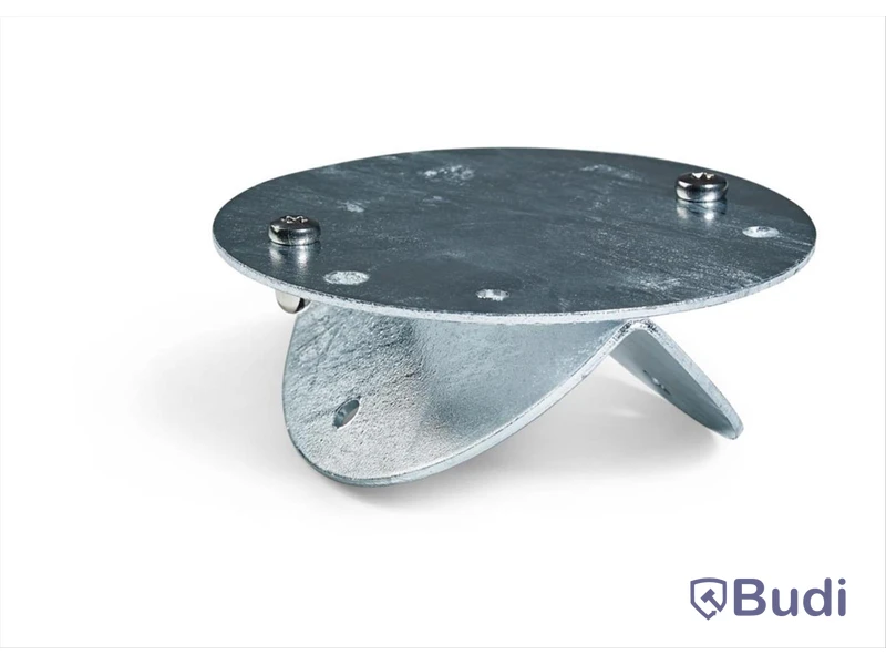 (NEW) 3 PCS. WESTAL CORNER BRACKETS, GALVANIZED, FOR ROUND/OVAL WALL BOX