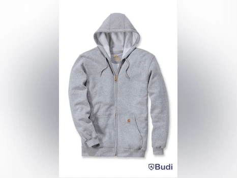 HUVJACKA CARHARTT K122, GRÅMELERAD STL. XL