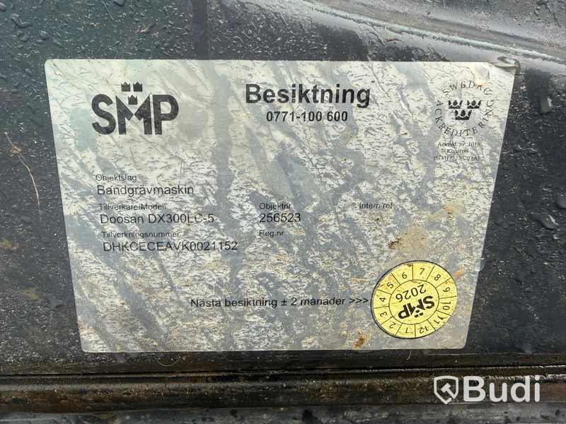 Bandgrävare Doosan DX300LC Series V -2019 | Reparationsobjekt