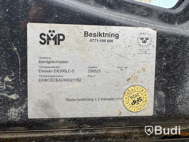 Bandgrävare Doosan DX300LC Series V -2019 | Reparationsobjekt