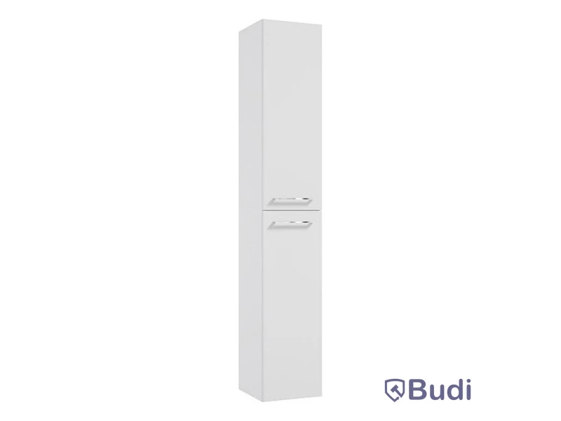 (NEW) TALL CABINET RIVA AGNES 30X32X174CM MATT WHITE