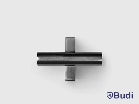 20 st. Möbelknopp Haven Knob A2. 02 Brushed Black Chrome