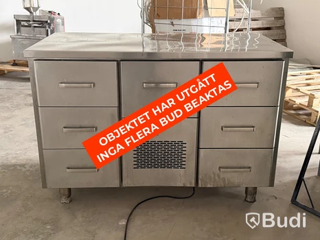 Kylbänk Wokk CT123MD3, rostfri (defekt)