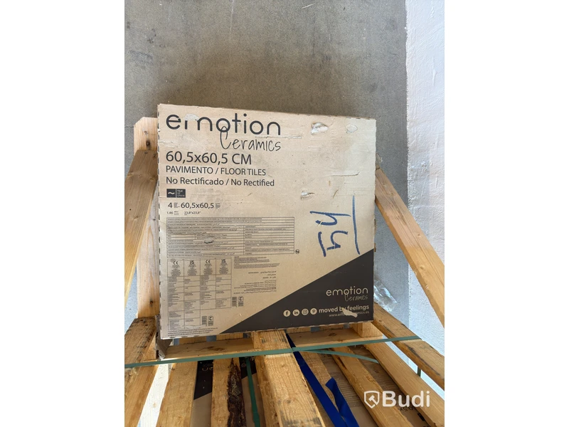 Klinker Emotion Ceramics, 60,5x60,5 cm, 21,9 M2
