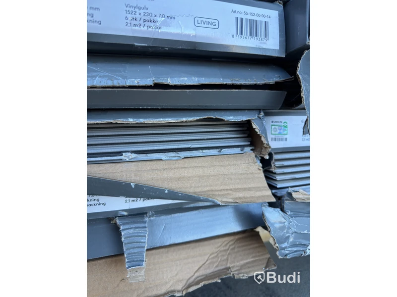 (NEW) VINYL FLOORING ANELYST LIVING GREY OAK 39.9 M²/PKG