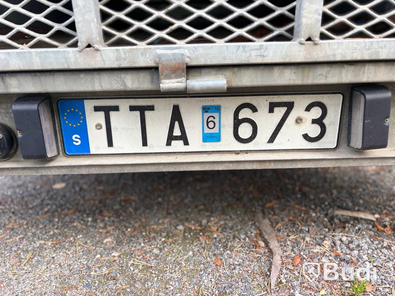 Släpvagn Reko Trailer, med kåpa och ramp