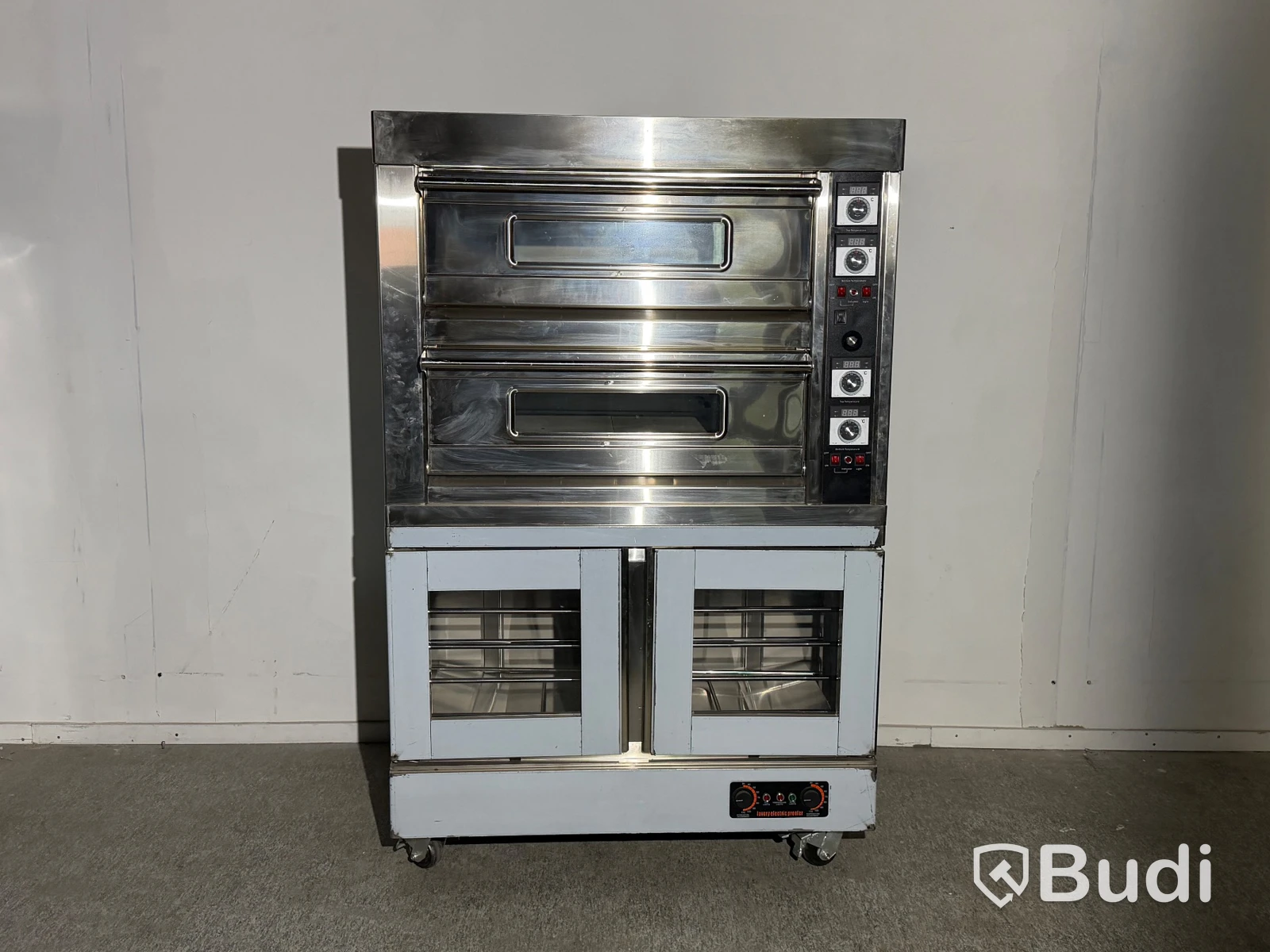 Double deck oven with proofing cabinet, WFC-204DF