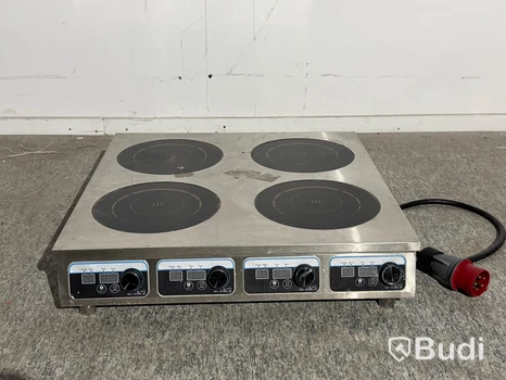 Induktionshäll, 4 zoner, 14 kW