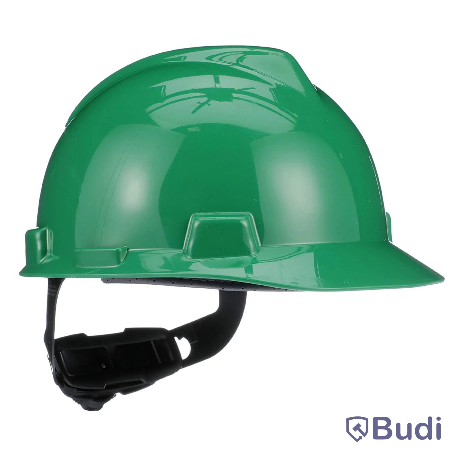 (NEW) 60 MSA V-Gard safety helmets, green, size 52–64 cm.