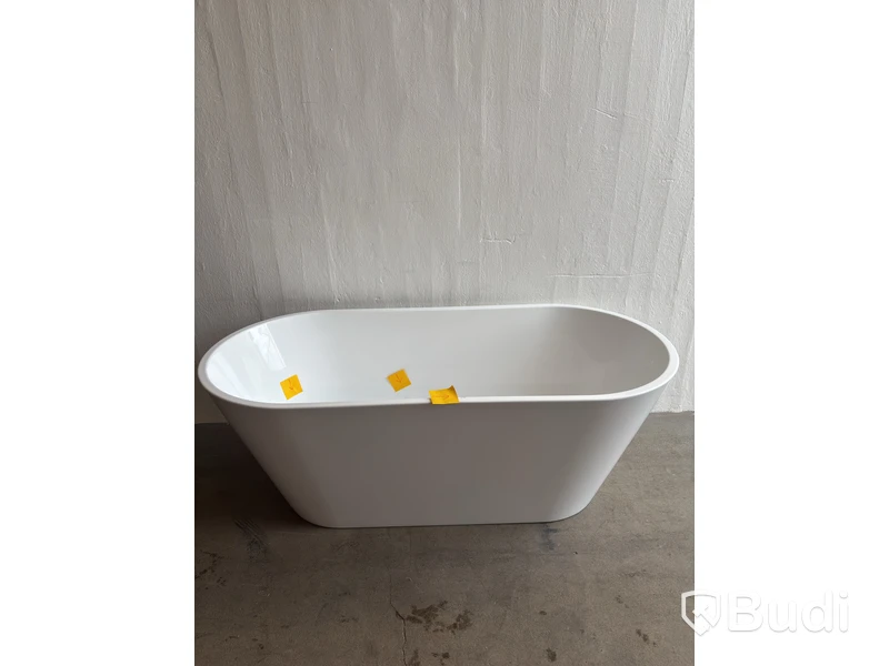 BADKAR RIVA EMMA FRISTÅENDE 160CM VIT
