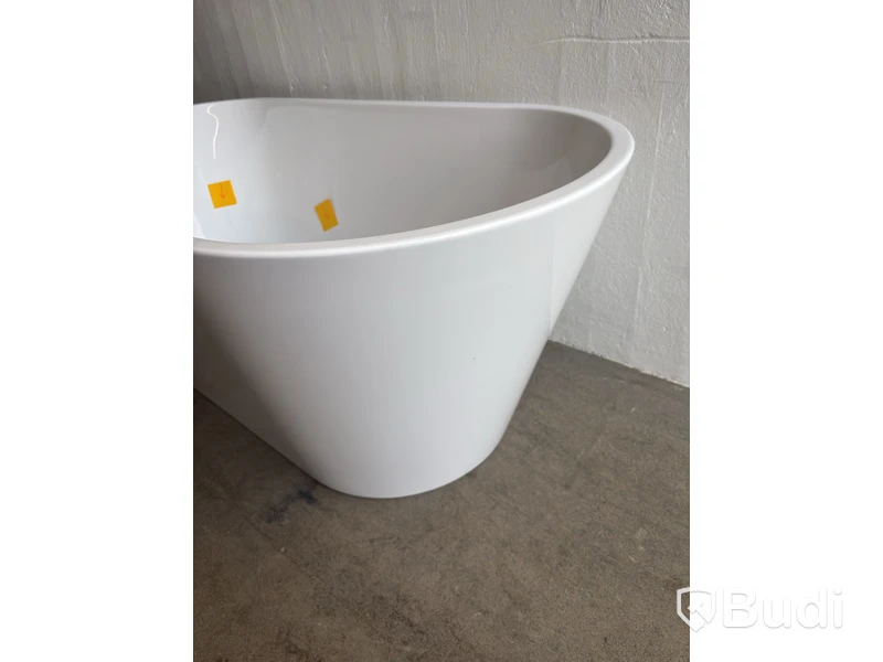BADKAR RIVA EMMA FRISTÅENDE 160CM VIT