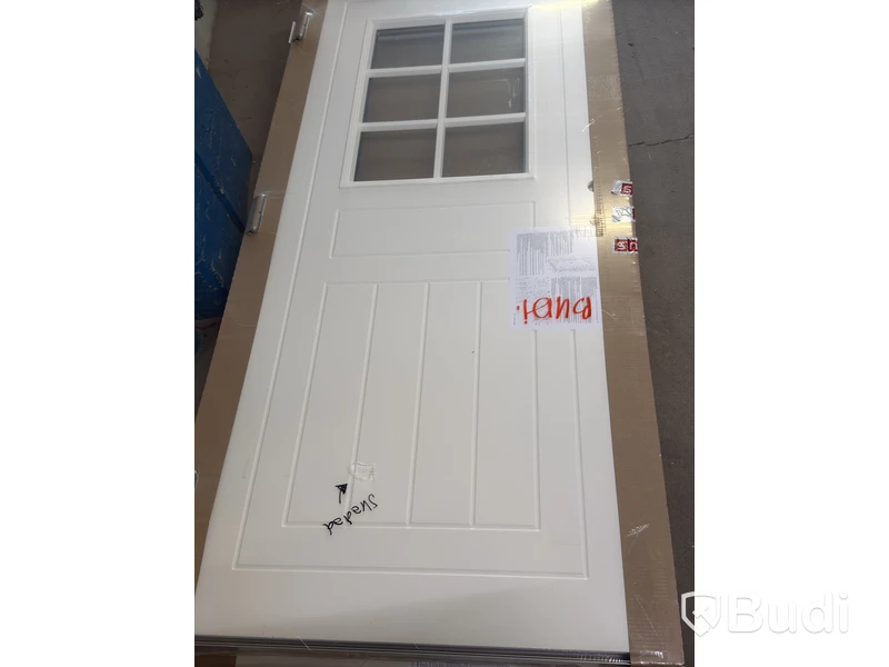YTTERDÖRR SOLID ELEMENTS LUND 10X21 VIT VÄNSTER