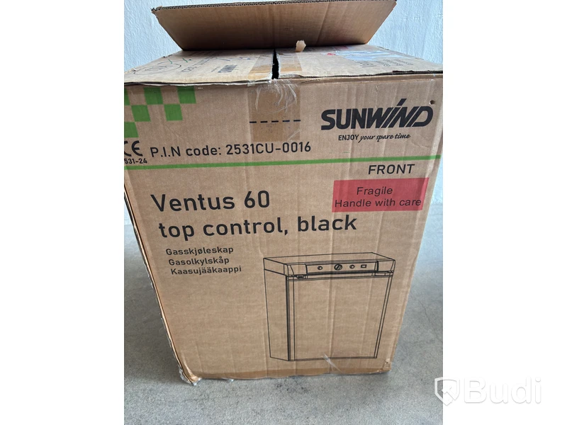 Gasolkylskåp, Sunwind Ventus 60