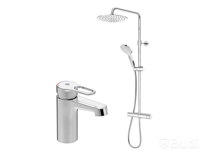 BLANDARPAKET GUSTAVSBERG SKANDIC TAKDUSCHSET 160CC OCH TVÄTTSTÄLLSBLANDARE