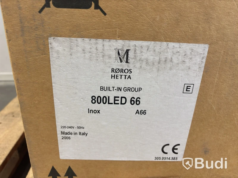 Köksfläkt RørosHetta 800LED 66, Inox