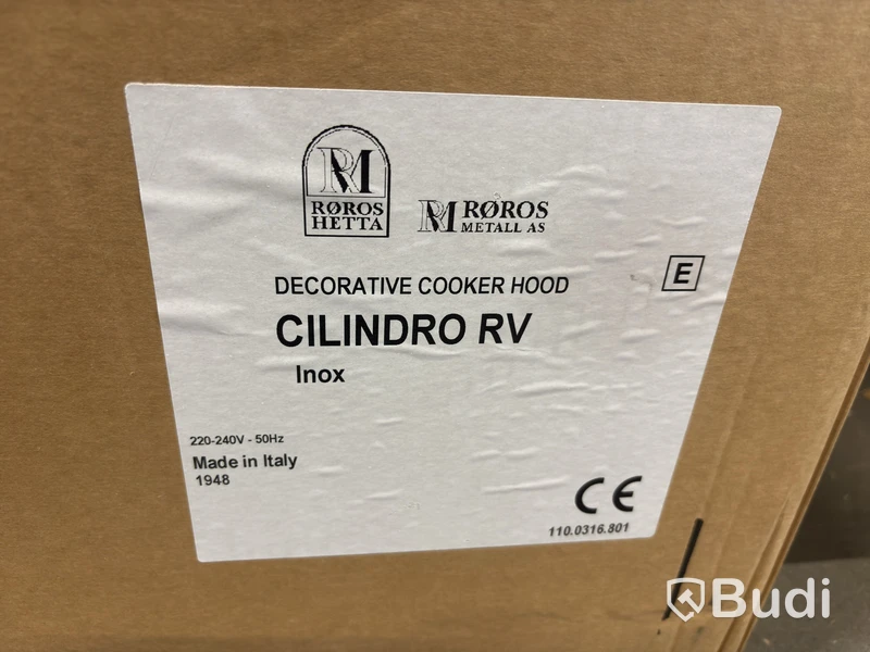 Köksfläkt RørosHetta Cilindro RV, gul