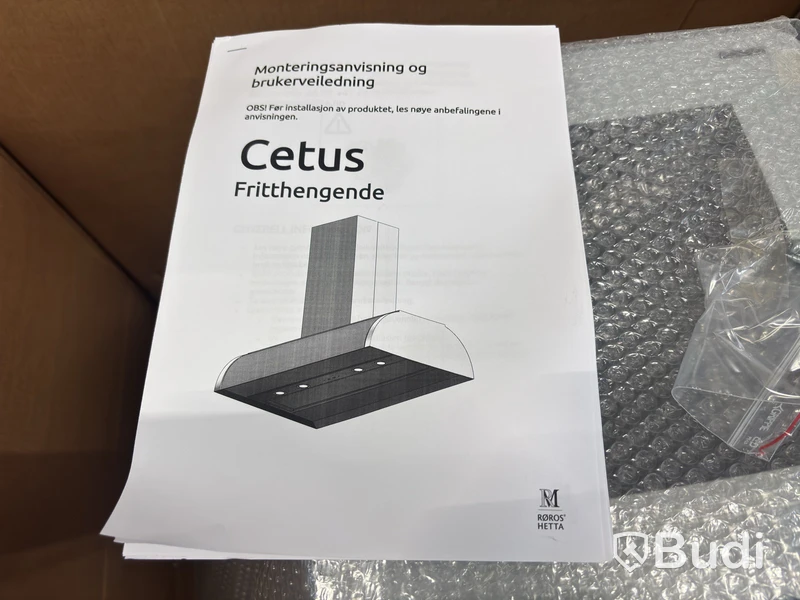 Köksfläkt RørosHetta Cetus 80 FRH Farge, 80 cm
