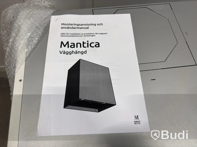 Kåpa för köksfläkt Mantica RV Farge B=60