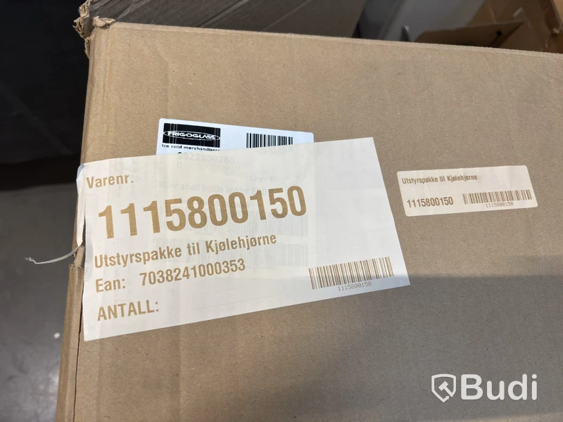 Hyllsystem, utrustningspaket till kylhörna