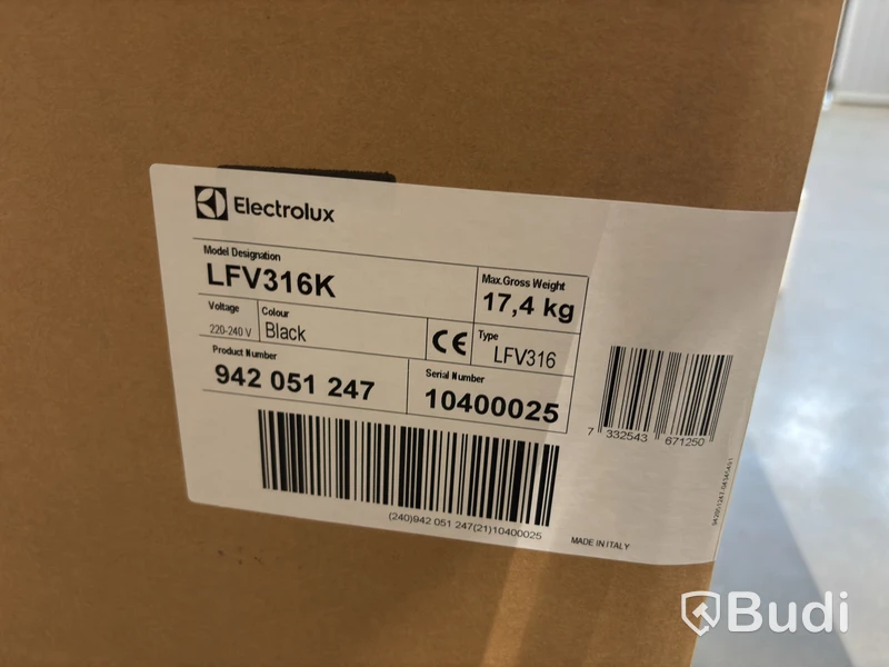 Köksfläkt Electrolux FV316K, svart