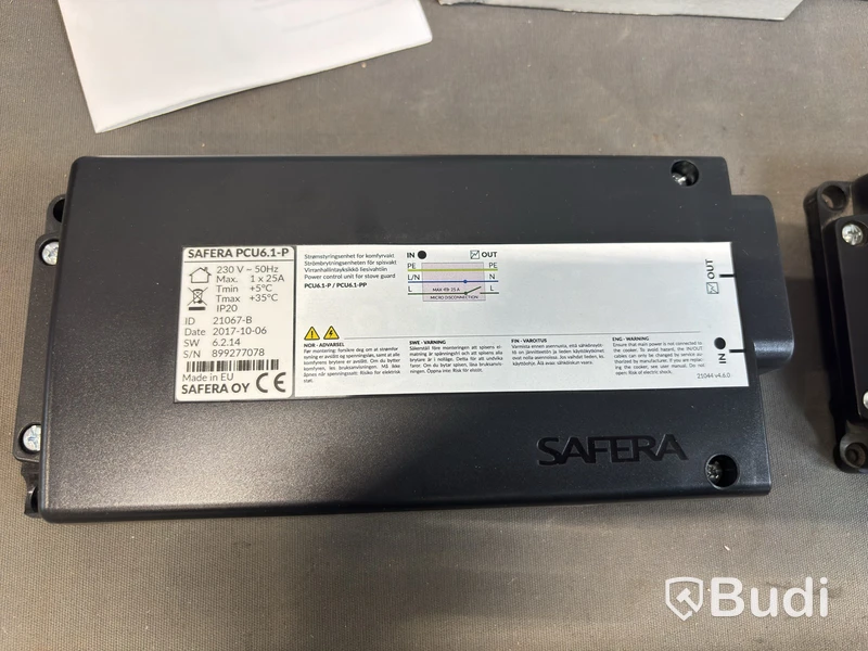 Strömutkopplingsenhet Safera PCU6.1-P, 1x25A 230V