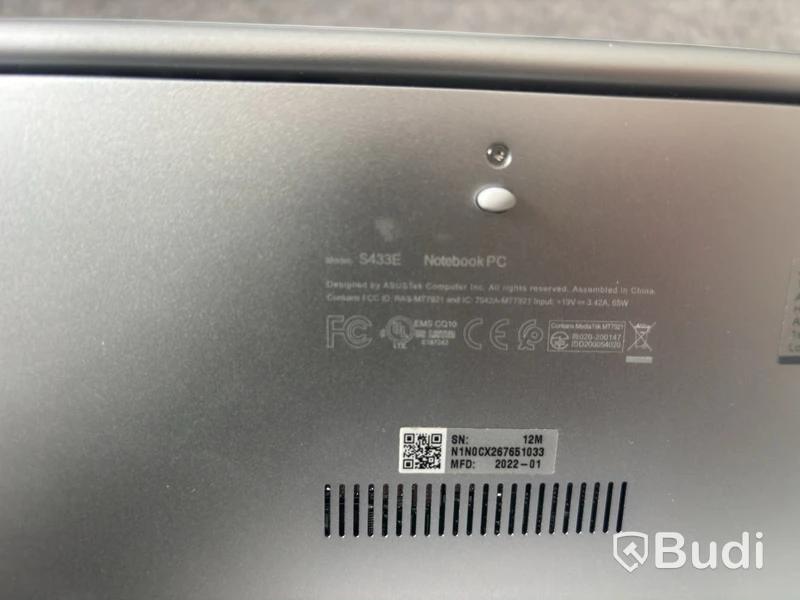 ASUS VivoBook S14 laptop, S433E, silver