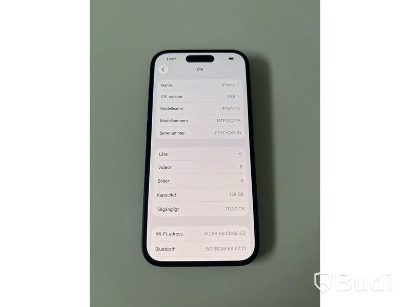 iPhone Apple 15, 128 GB
