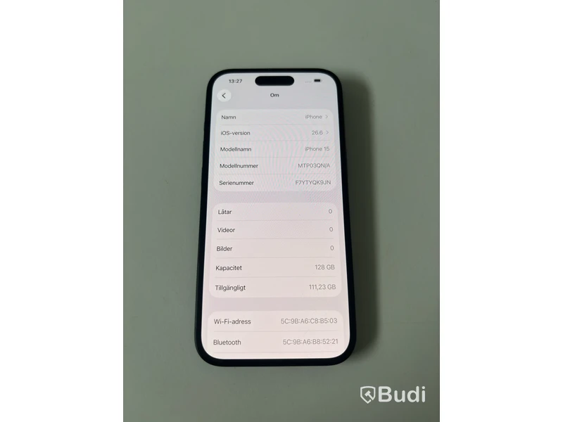 iPhone Apple 15, 128 GB