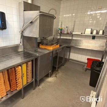 Diskmaskin WD-6 med in- och utmatningsbänk