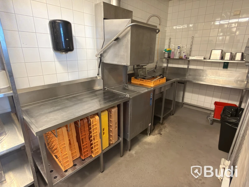 Diskmaskin WD-6 med in- och utmatningsbänk