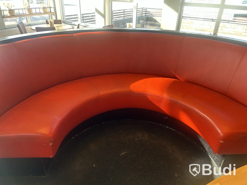 Restaurant booths with tables, 3 pcs