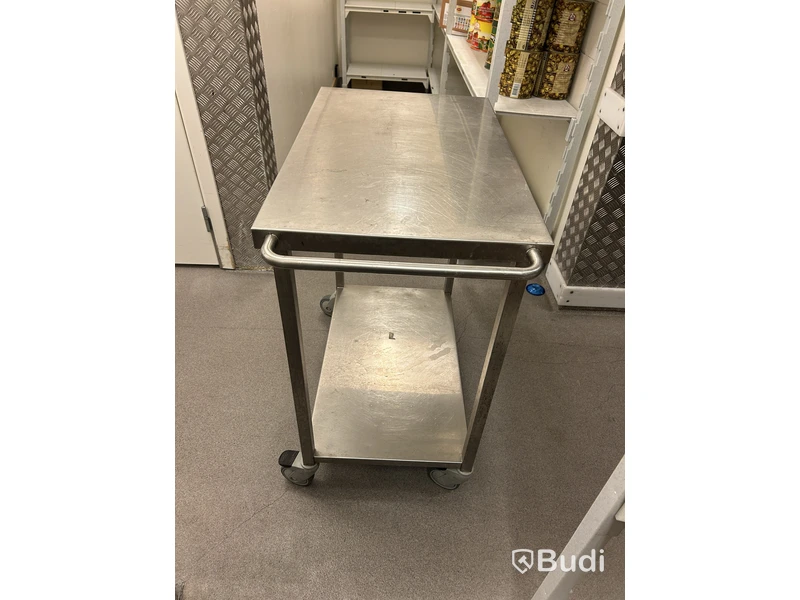 Stainless steel trolley, 87×50×90 cm