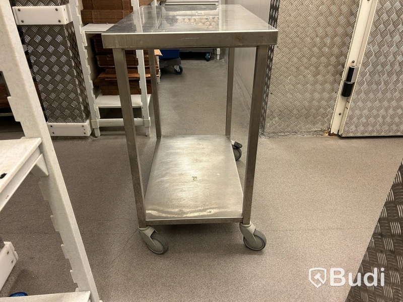 Stainless steel trolley, 87×50×90 cm