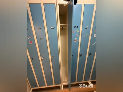 Changing room lockers, 21 pcs
