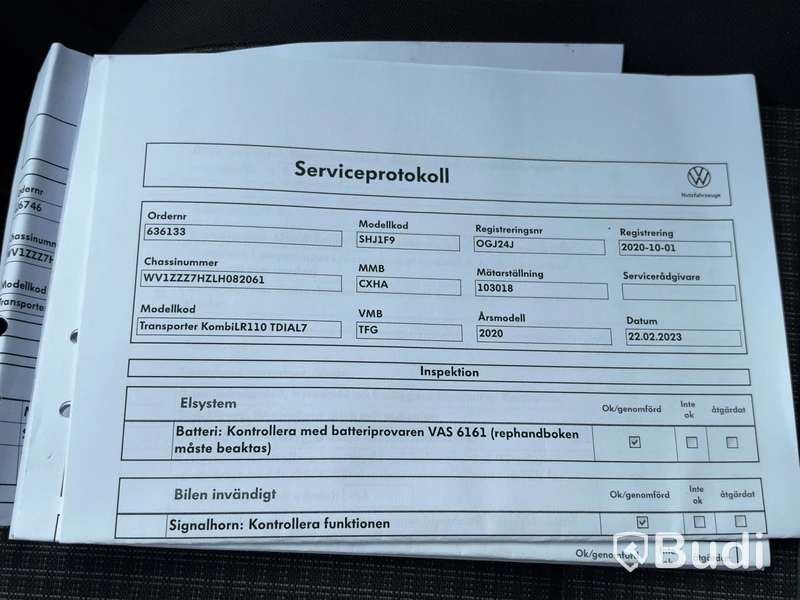 Volkswagen Transporter Kombi 2.0 TDI 4Motion | 5-sits | 150 hk | 2020