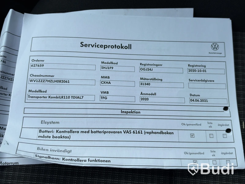 Volkswagen Transporter Kombi 2.0 TDI 4Motion | 5-sits | 150 hk | 2020