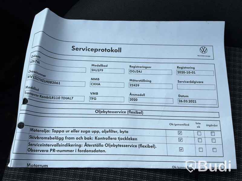 Volkswagen Transporter Kombi 2.0 TDI 4Motion | 5-sits | 150 hk | 2020