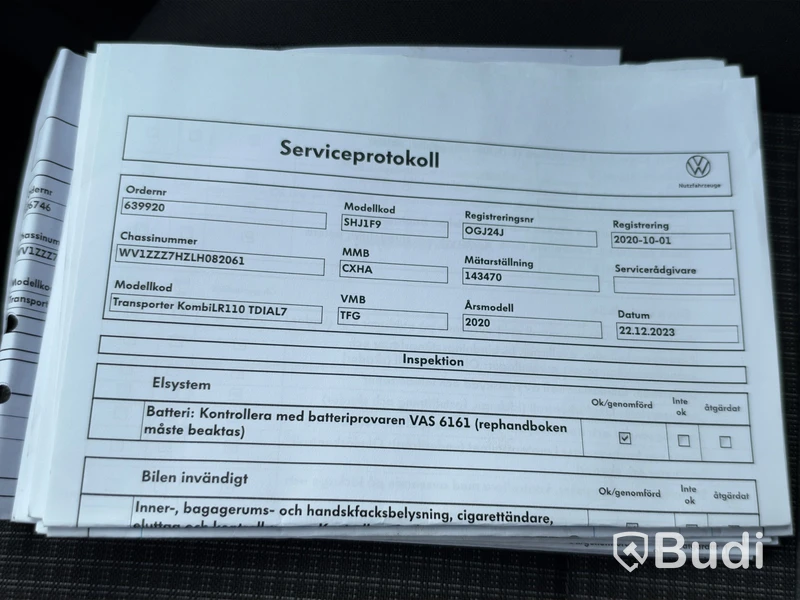 Volkswagen Transporter Kombi 2.0 TDI 4Motion | 5-sits | 150 hk | 2020