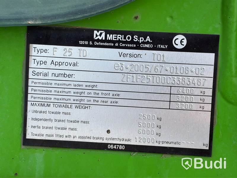 Teleskoplastare Merlo P25.6 | 3556 h | 2014