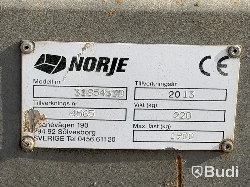 Kranarm Norje 1900 kg | Merlo | 2013