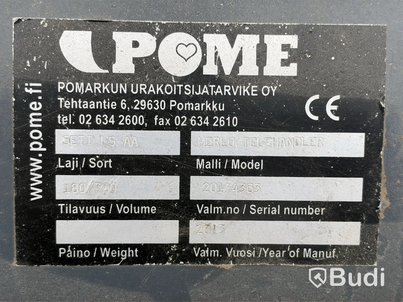 Hydraulisk vikplog Pome Jeti LS AA | Merlo | 2013