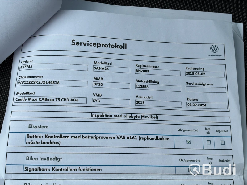 Volkswagen Caddy Maxi 2.0 TDI | Automat | 102 hk | 2018