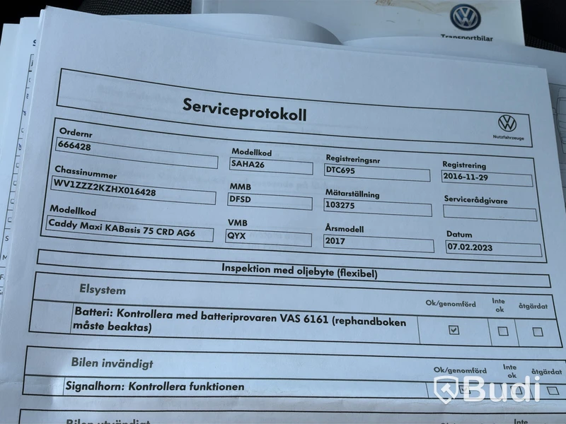 Volkswagen Caddy Maxi 2.0 TDI | Automat | 102 hk | 2016