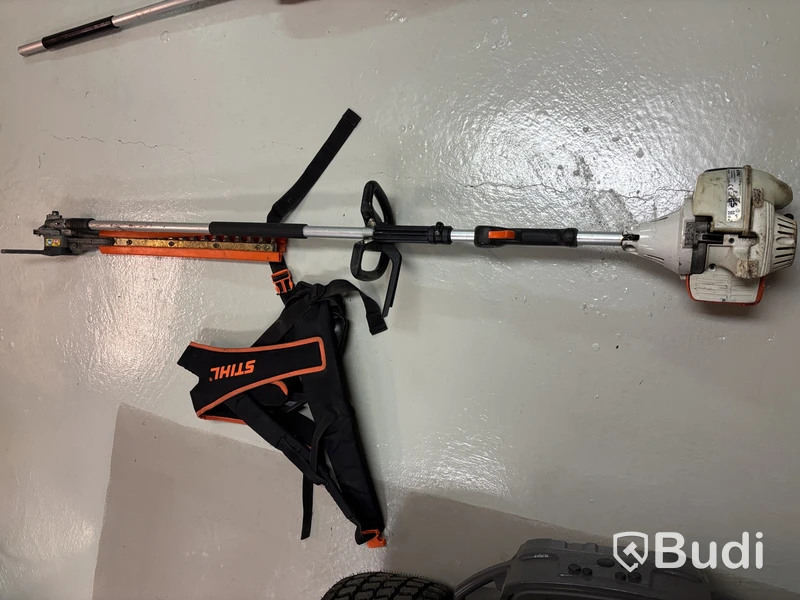 Long-reach hedge trimmer Stihl HL 100 with harness