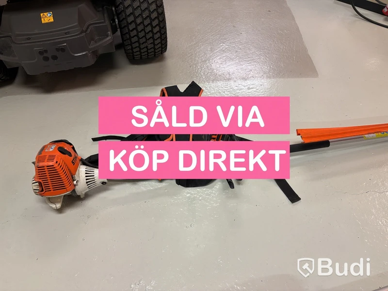 Långskaftad häcksax Stihl HL 100 med bärsele- SÅLD