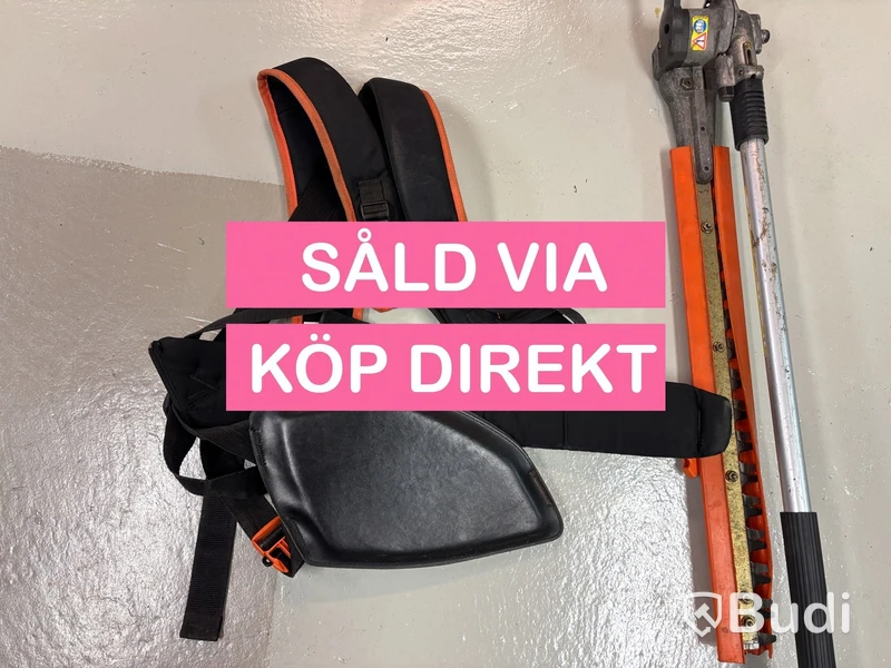 Långskaftad häcksax Stihl HL 100 med bärsele- SÅLD