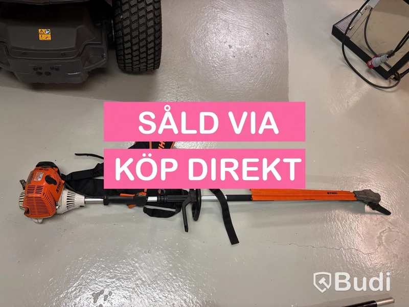 Långskaftad häcksax Stihl HL 100 med bärsele- SÅLD